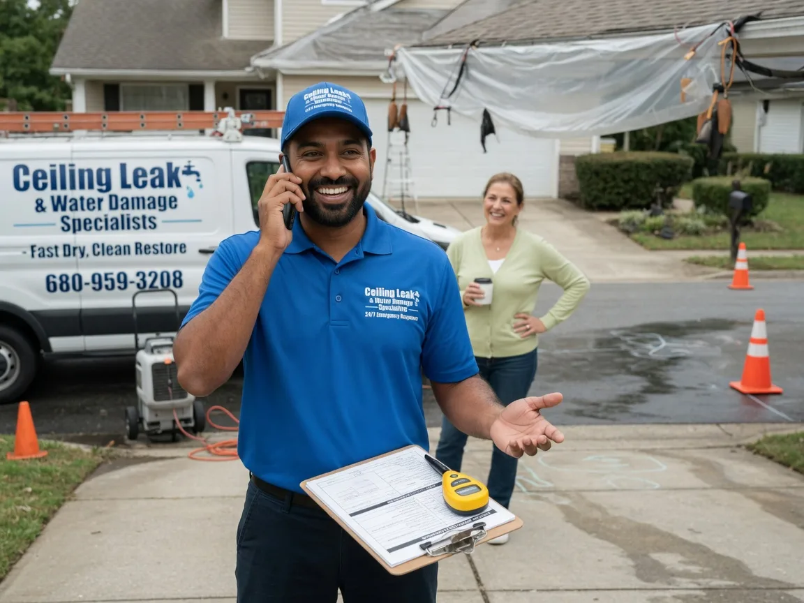 Ceiling Leak Cleanup Rio Oso, CA FAQs